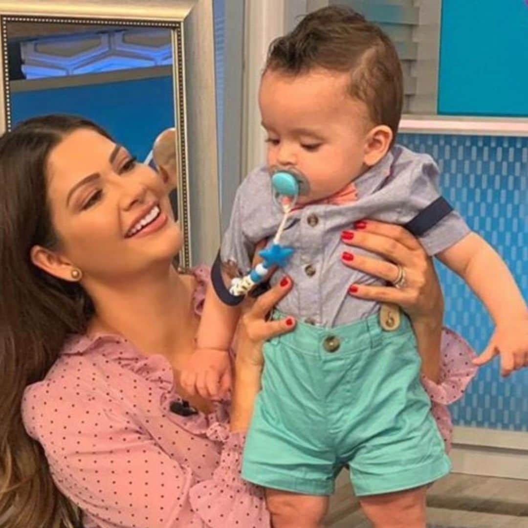 Gael Leonardo, el hijo de Ana Patricia Gámez, es un bebé muy divertido
