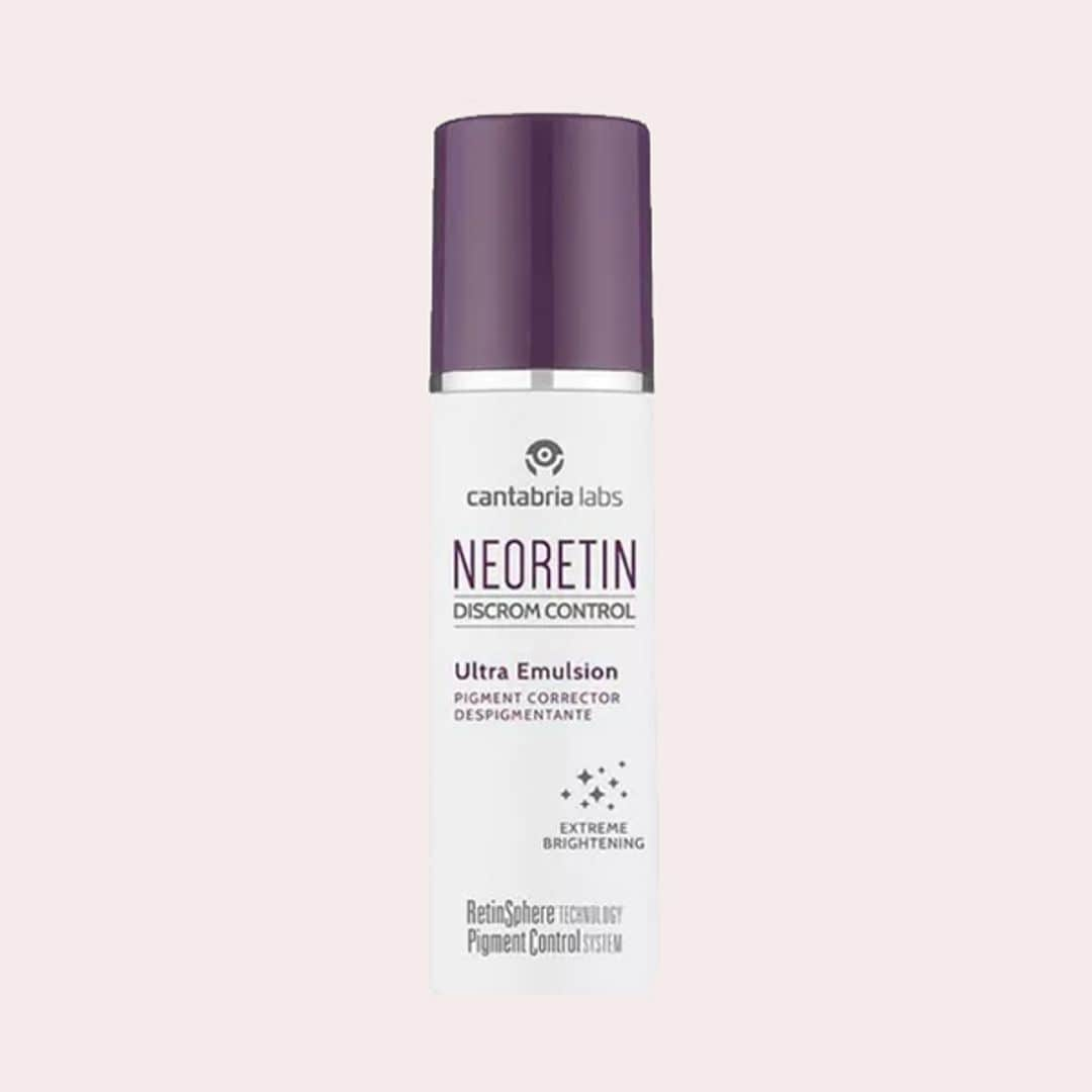 LA MEJOR CREMA PARA LAS MANCHAS DE LA CARA: Neoretin Discrom Control Ultra Emulsión