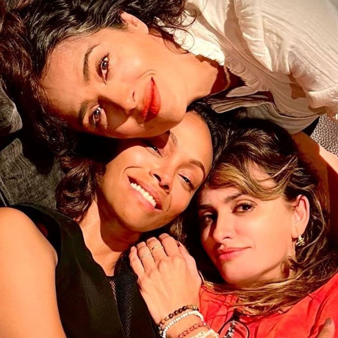 Salma Hayek, Penélope Cruz y Zoe Saldaña protagonizan un reencuentro de amigas