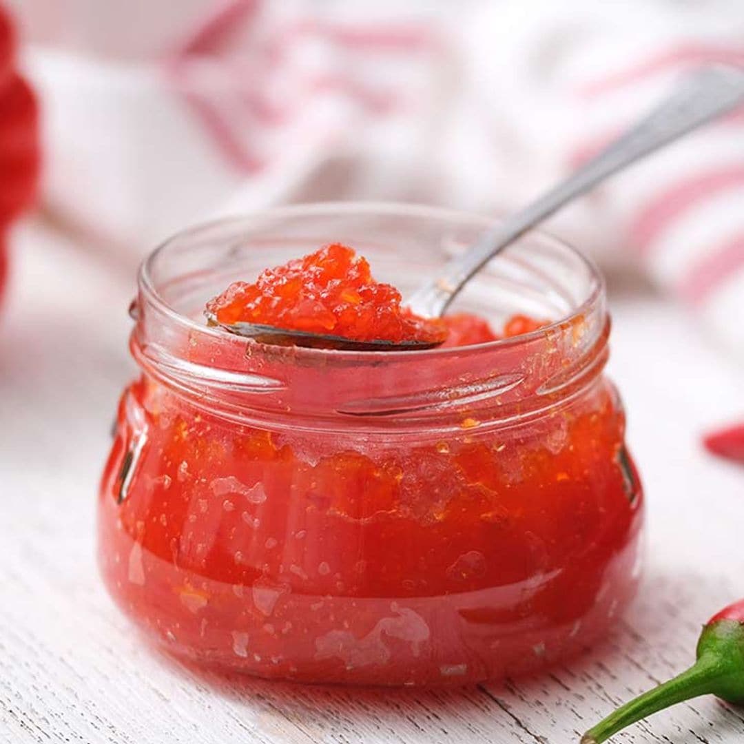 Mermelada de pimiento rojo con un toque picante