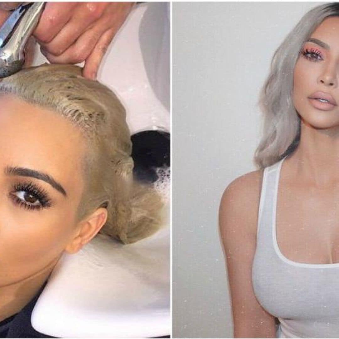 Kim Kardashian tiene el mejor método para darle brillo al cabello tras la decoloración