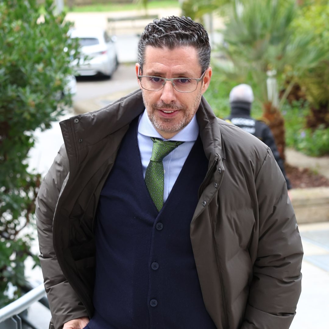 Alberto Luceño arriving trial to Mascarilla Case in Madrid on Wednesday, 19 March 2025