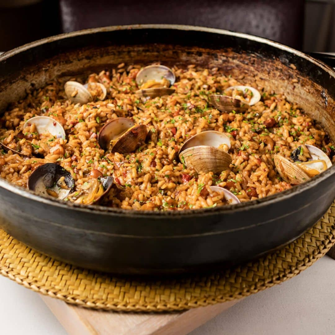 Arroz del restaurante Can Bosch, con una estrella Michelin, en Cambrils, Costa Daurada