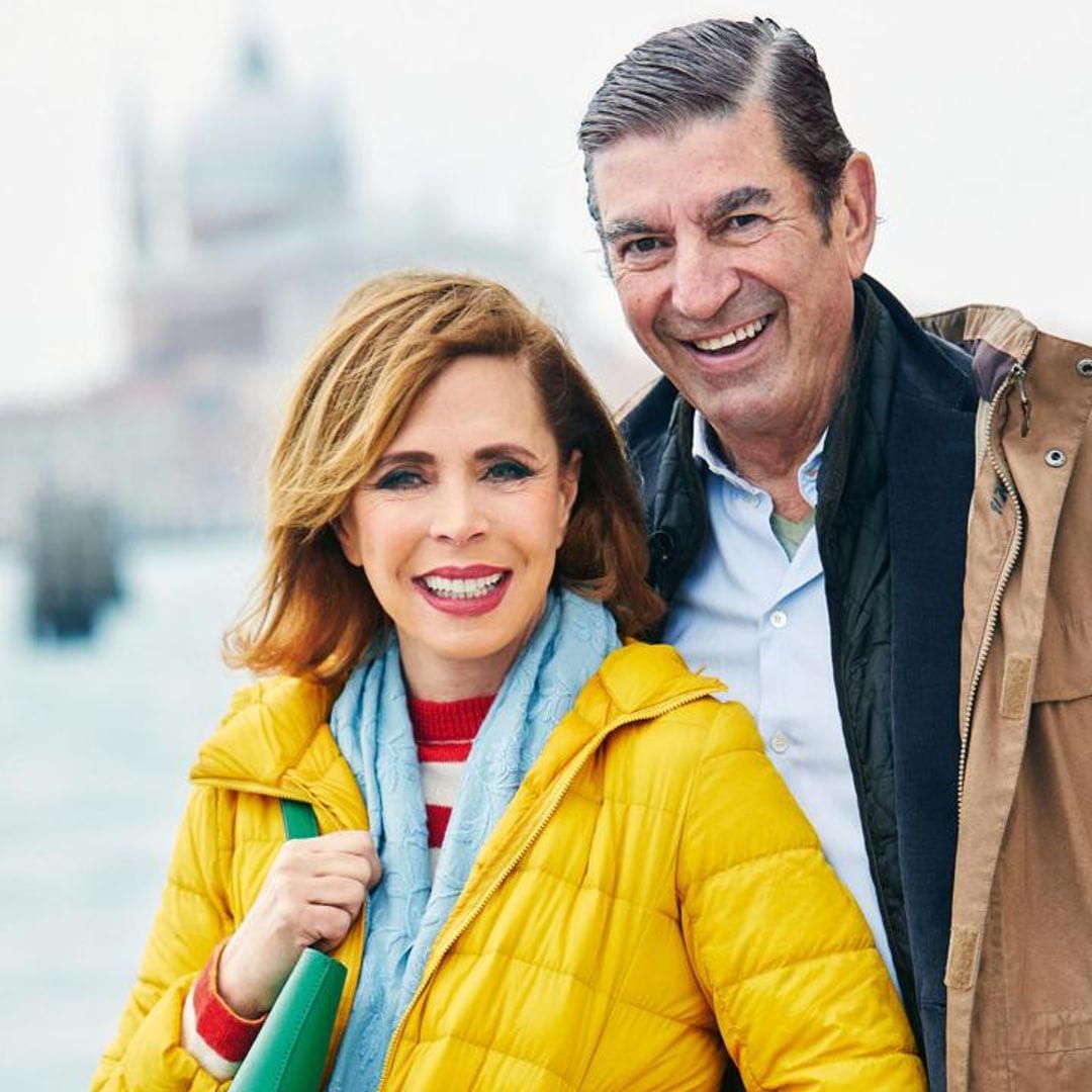 Ágatha Ruiz de la Prada posa por primera vez con José Manuel Díaz-Patón, en un mágico viaje a Venecia