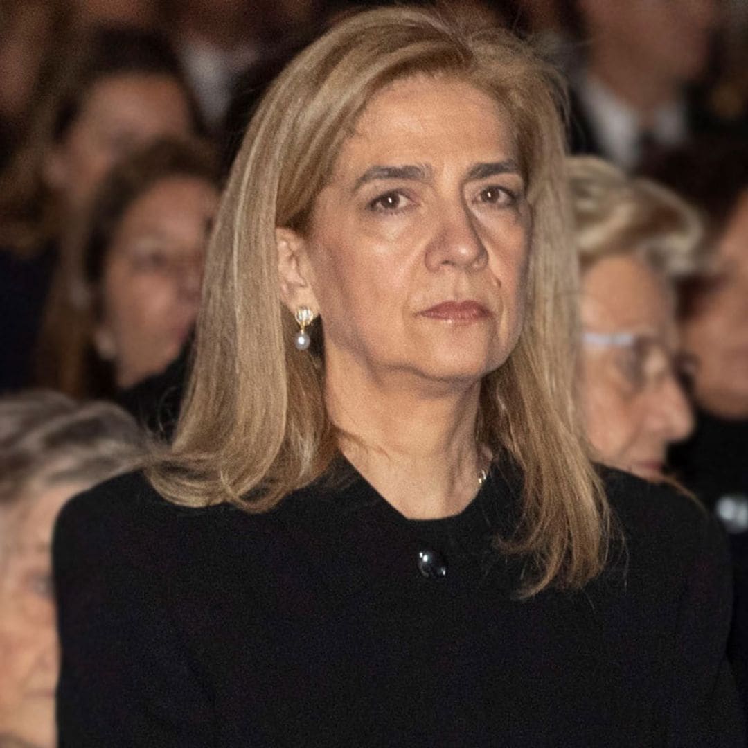 La infanta Cristina, fotografiada el mismo día que envió el comunicado sobre su matrimonio