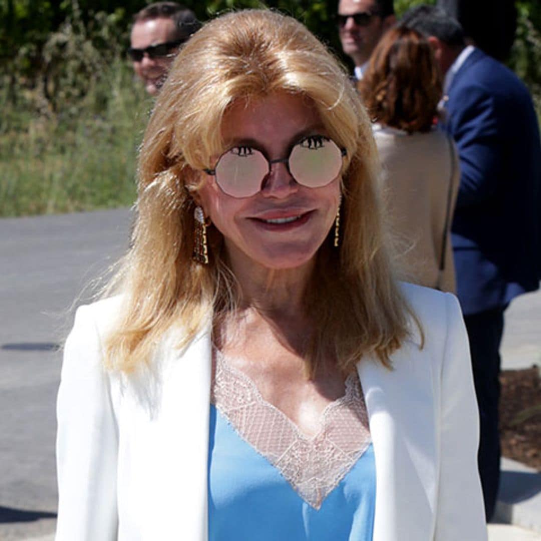 Las imágenes más familiares de la Baronesa Thyssen en Ibiza