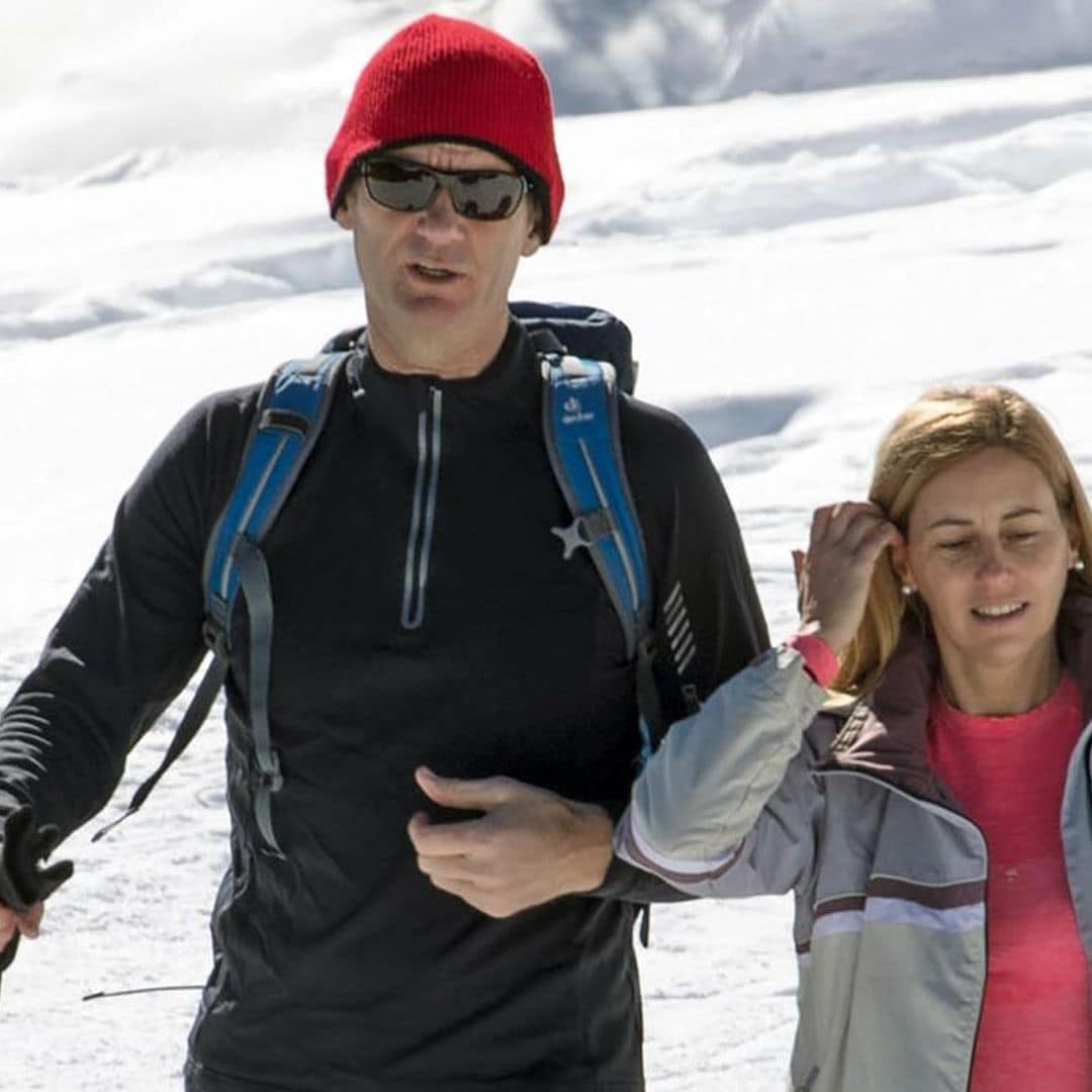 Iñaki Urdangarin y Ainhoa, en Baqueira, en la casa que suele utilizar la Familia Real