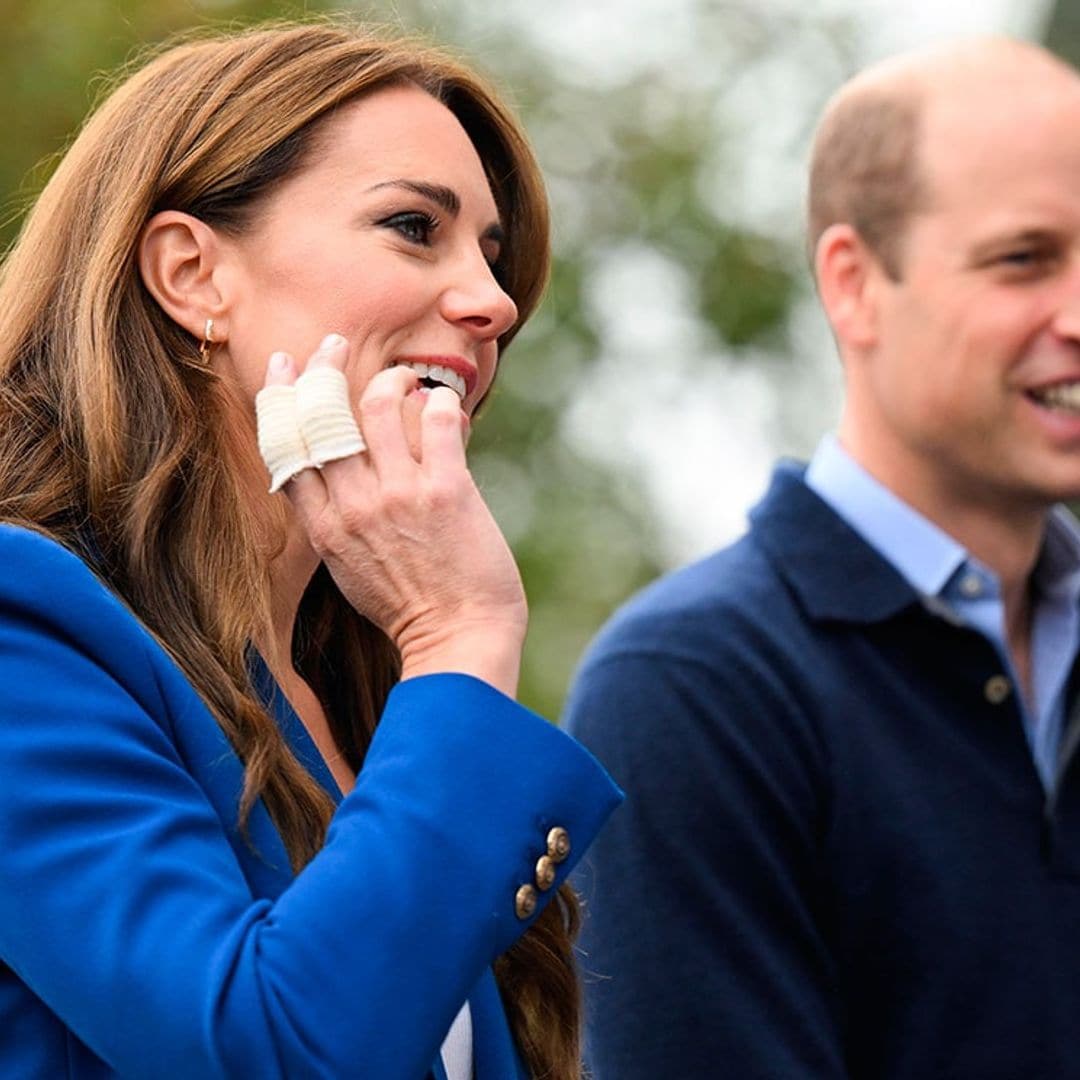 La lesión que no detiene a Kate Middleton al competir con el Príncipe William