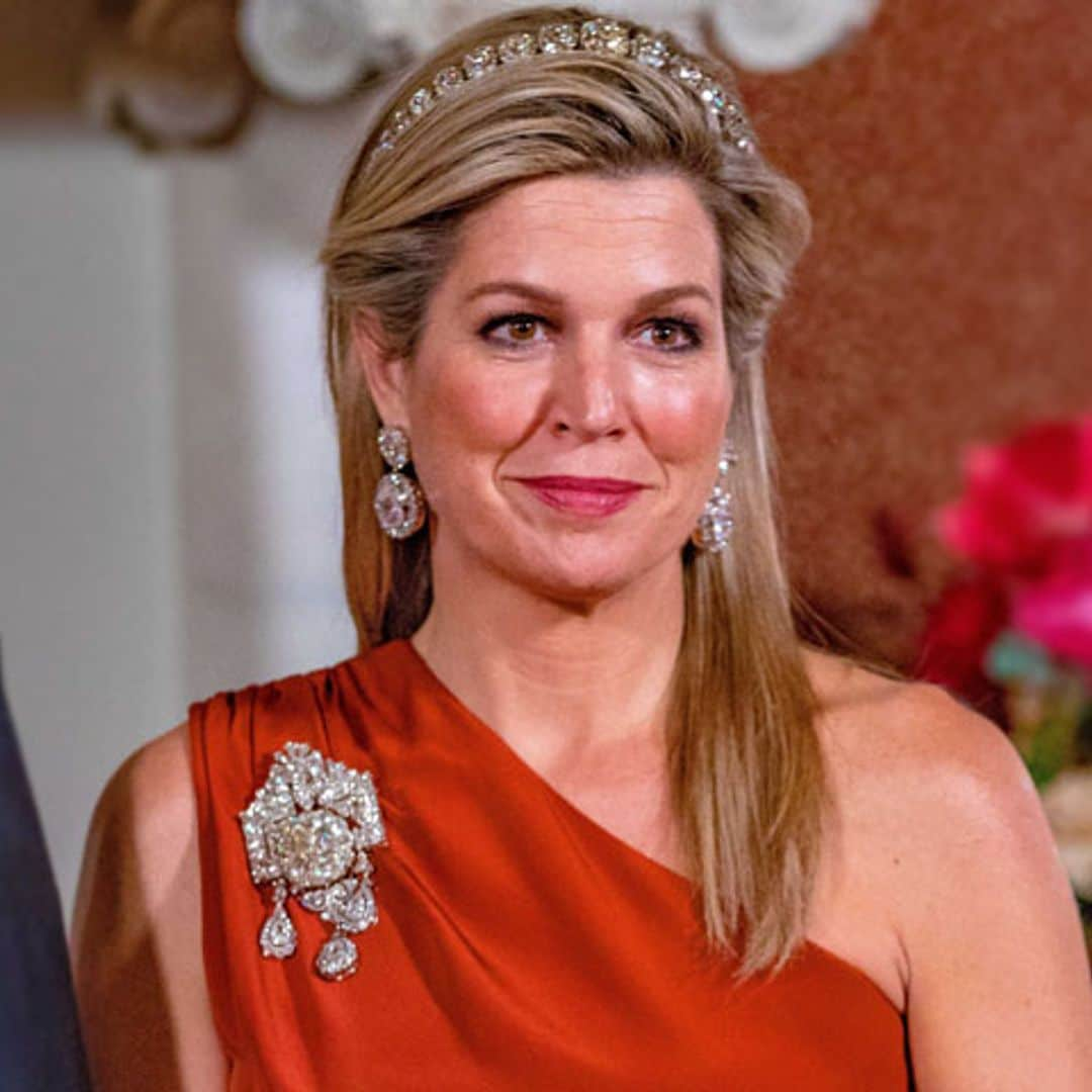 Máxima de Holanda transforma su look de gala preferido con una reliquia de la Familia Real