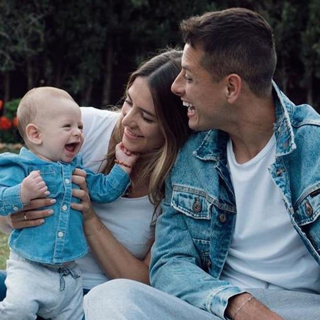 Noah, el bebé de Javier 'Chicharito' Hernández y Sarah Kohan, ¡ya dio sus primeros pasos!