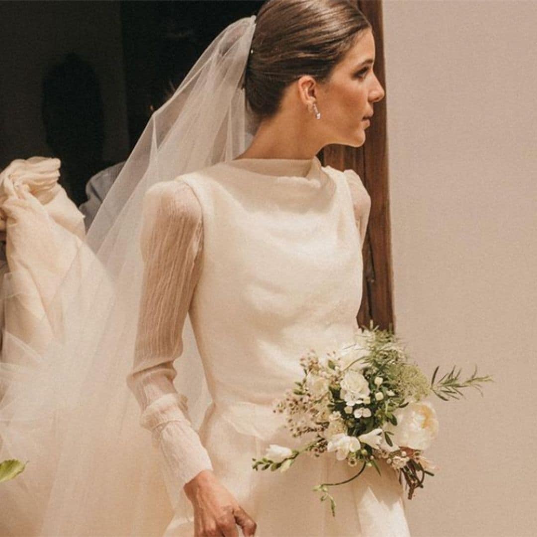 El velo más sencillo triunfa entre las novias más estilosas de la red