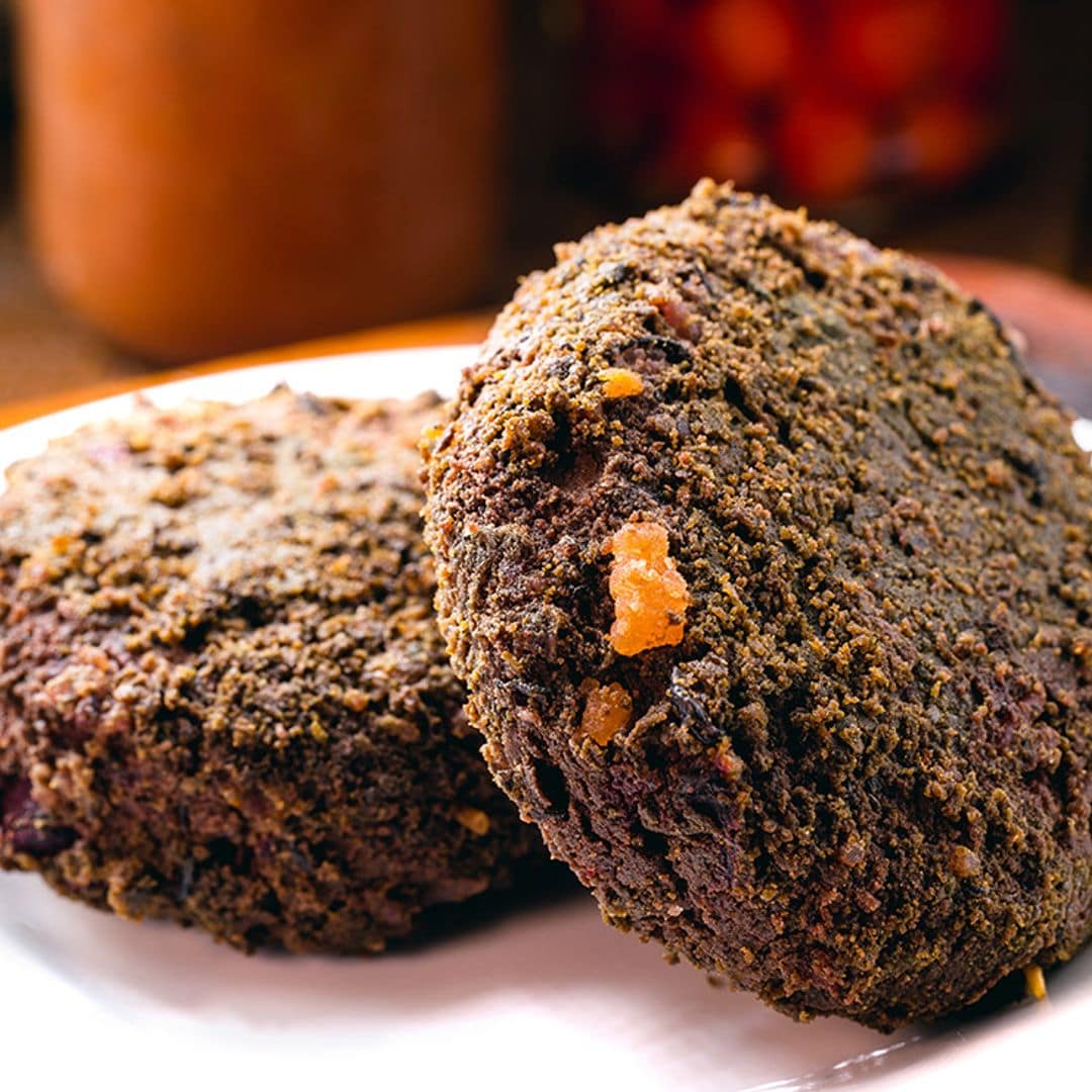 Filetes rusos con judías pintas, quinoa, zanahoria y remolacha