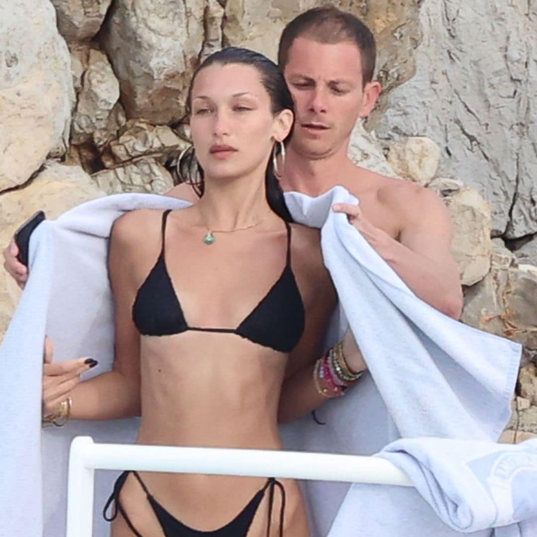 Bella Hadid se relaja con su novio en la costa francesa tras ser viral en Cannes