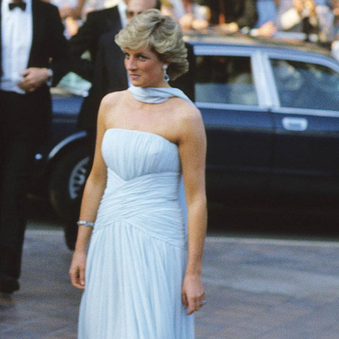 La historia del vestido con el que la princesa Diana triunfó en Cannes hace 34 años