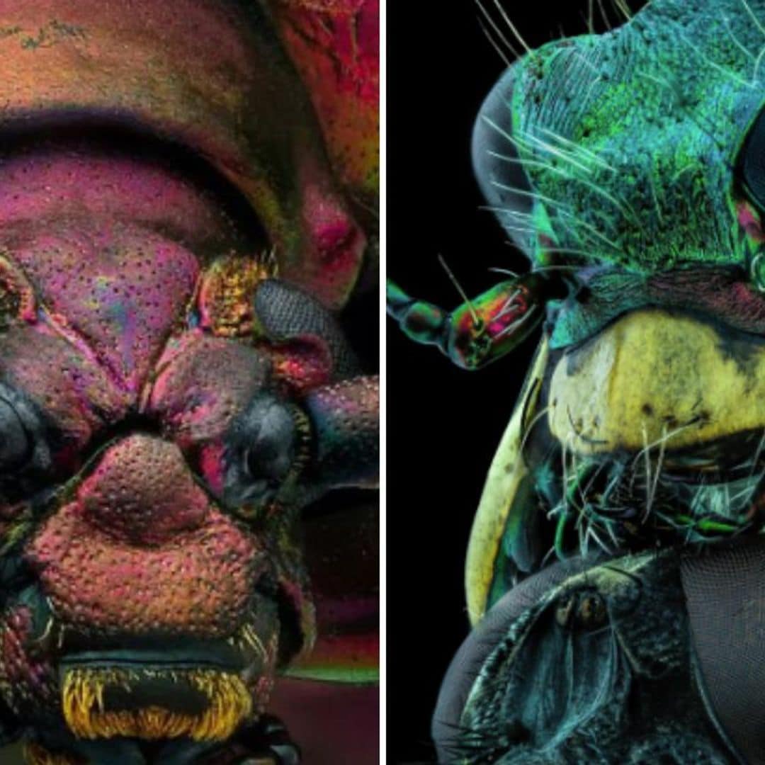 Concurso de fotografía microscópica revela los sorprendentes rostros de insectos