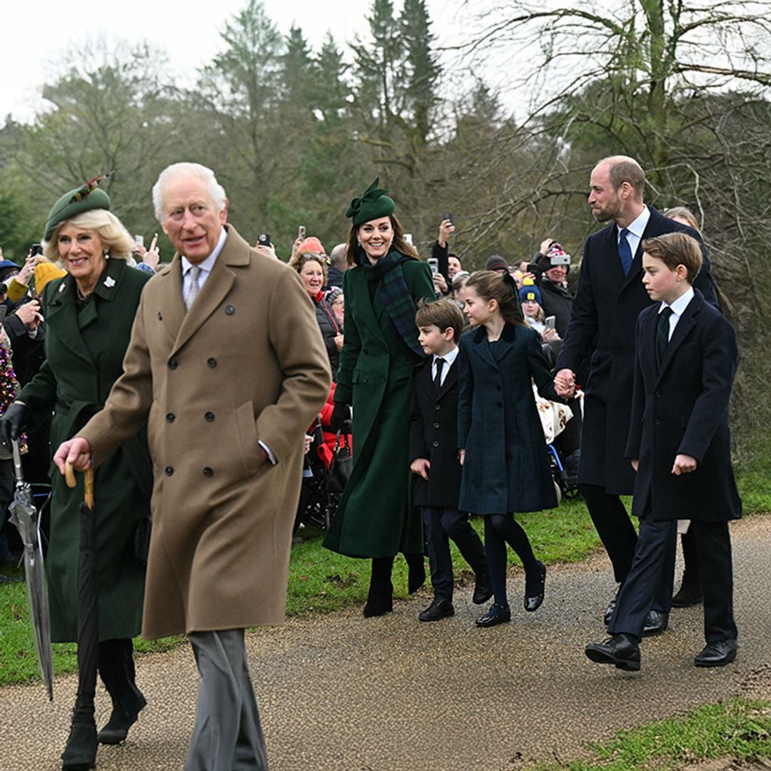 Los Windsor, unidos en la misa de Navidad en Sandringham tras su año más complicado