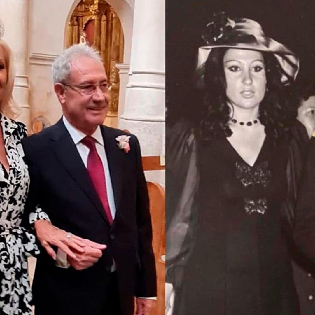 ¡50 años después! Rosa Benito lleva a su hermano Pepe al altar... y coge el ramo de la novia