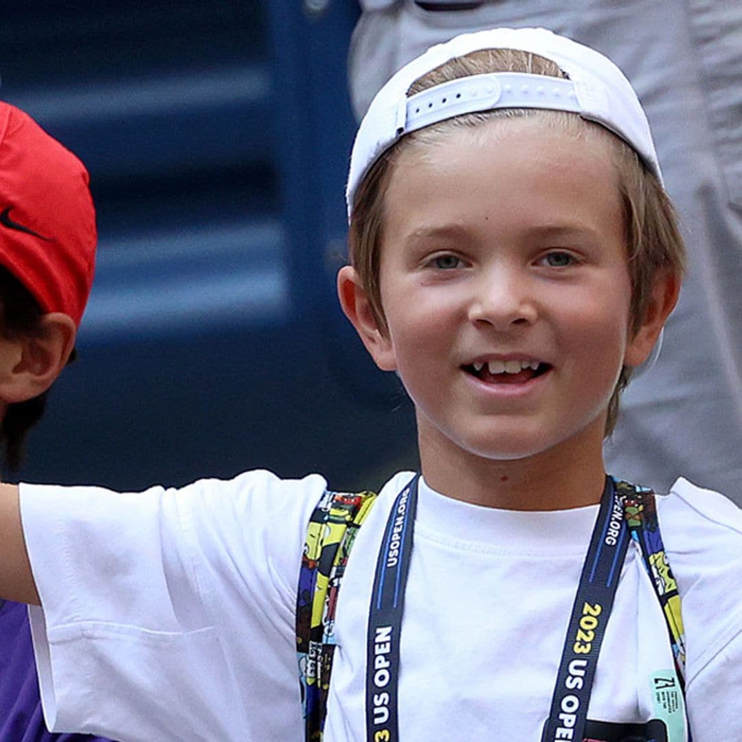 El hijo de Novak Djokovic roba el protagonismo a su padre en el US Open