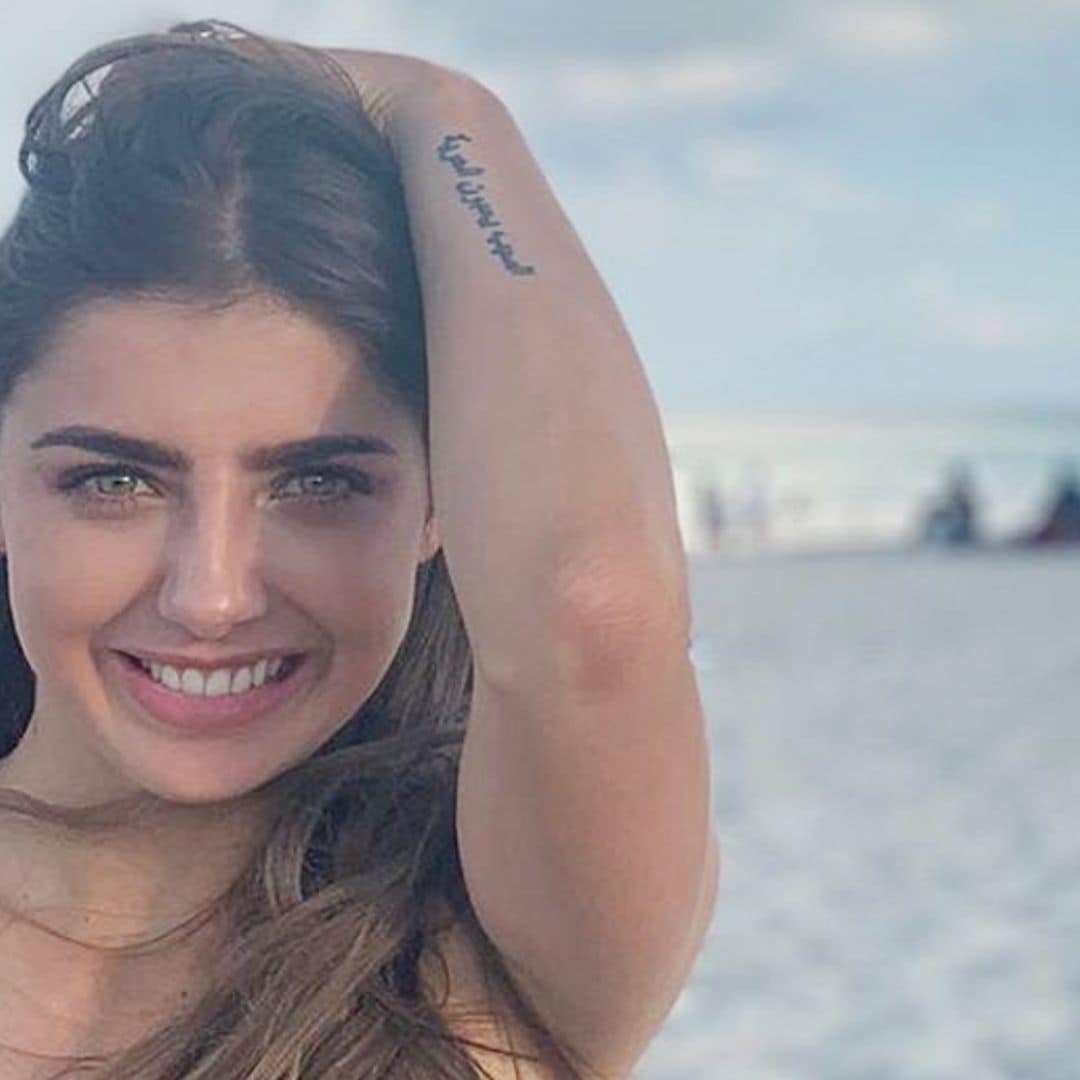 Michelle Renaud lleva a sus vacaciones su rutina de gym