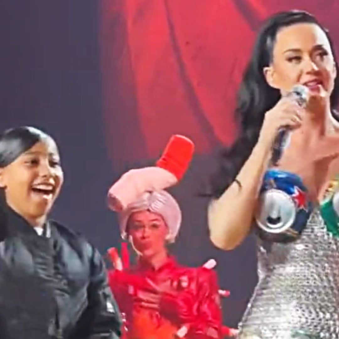 El vídeo viral de la hija de Kim Kardashian bailando como una estrella en el escenario con Katy Perry