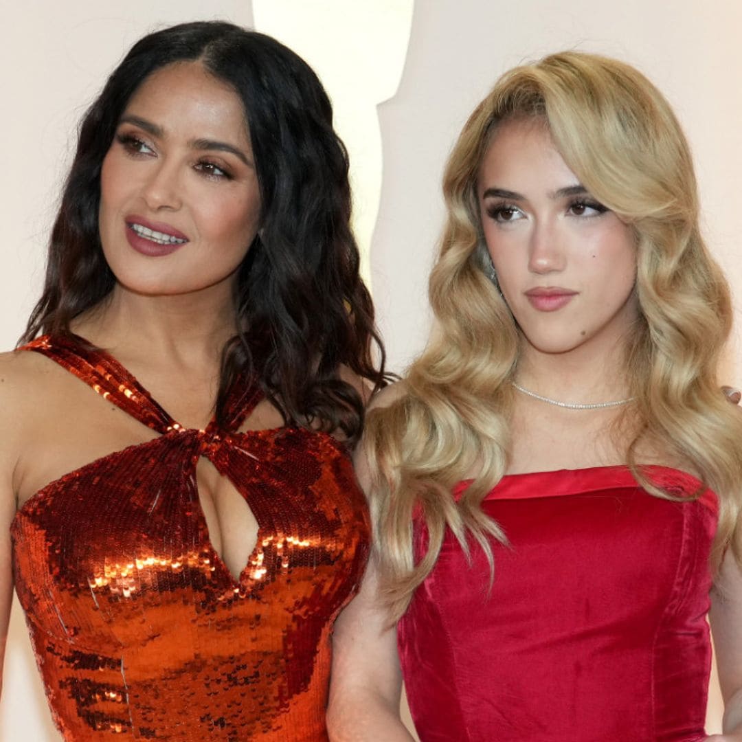 La hija de Salma Hayek rescató un vestido de su madre de hace más de quince años para ir a los Oscar