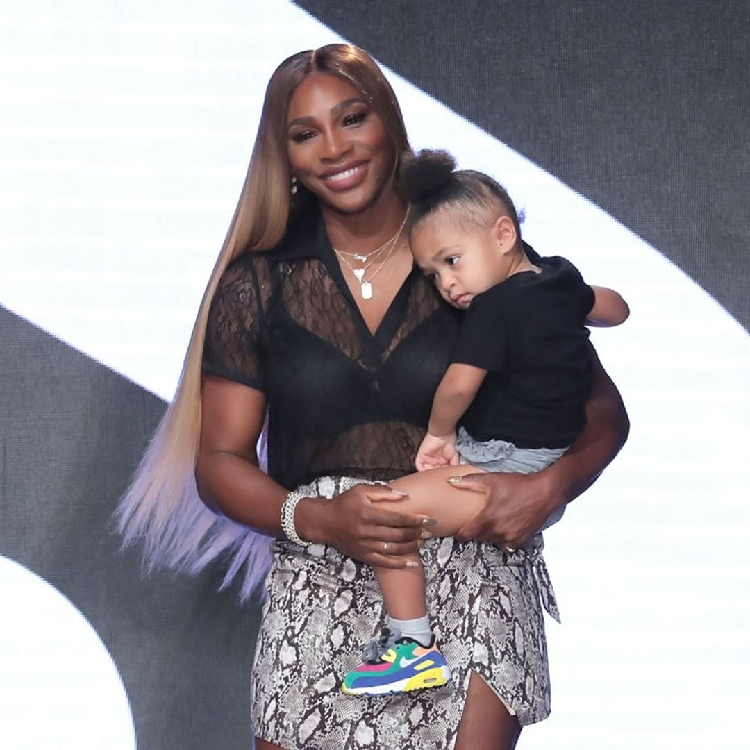 La hija de Serena Williams, estrella del desfile de su madre