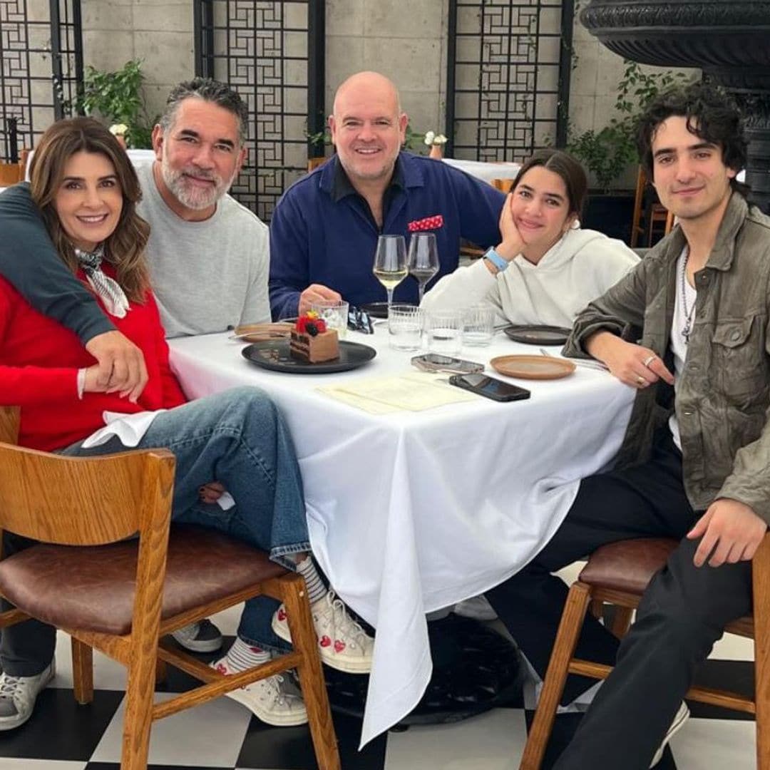 En familia, Mayrín Villanueva da vistazos de su íntima celebración de cumpleaños