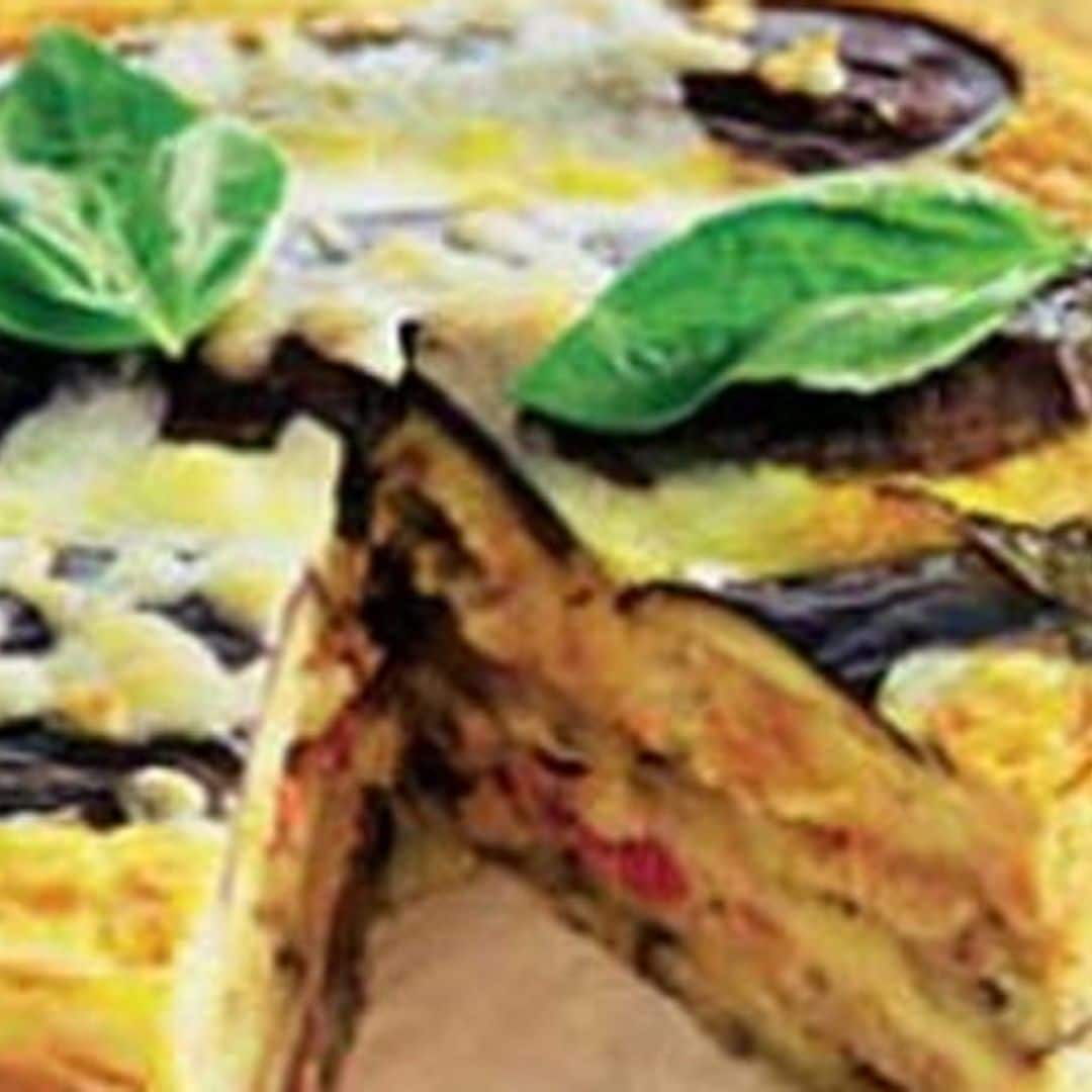 Quiche de verduras con tomate