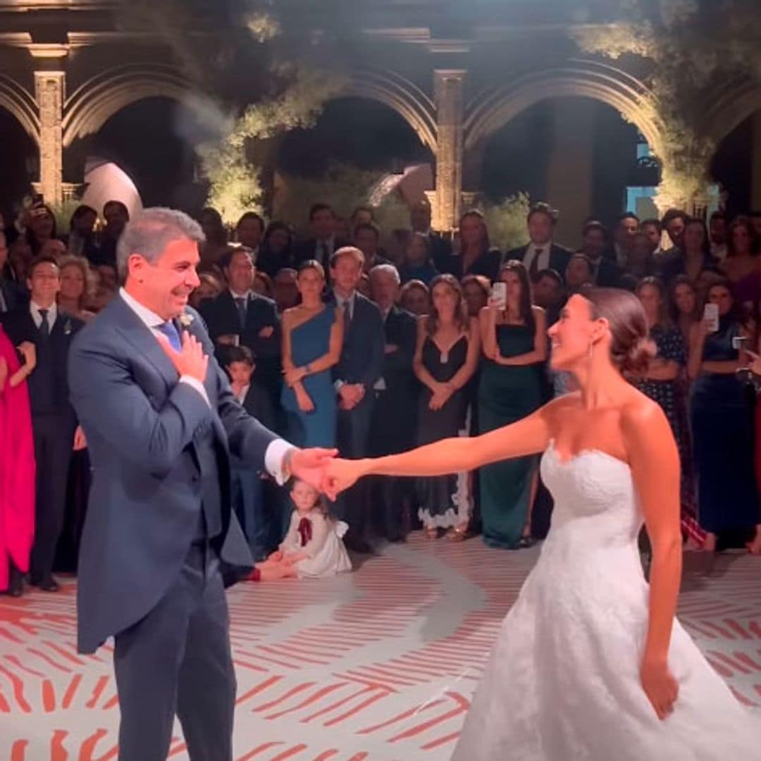 Johanna Elías bailó en su boda con su padre,   Arturo Elías