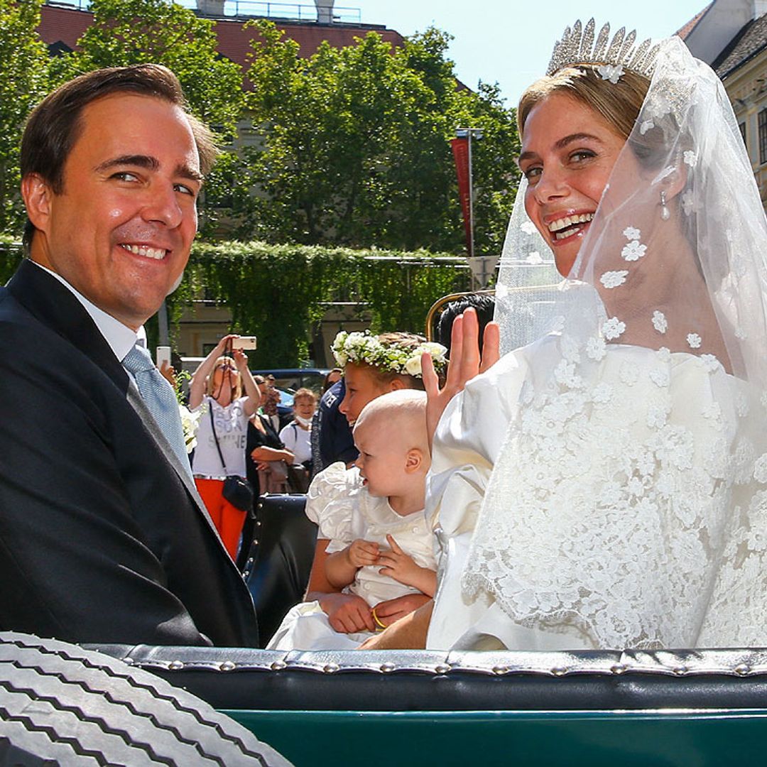 La espectacular boda en Viena de María Anunciata de Liechtenstein