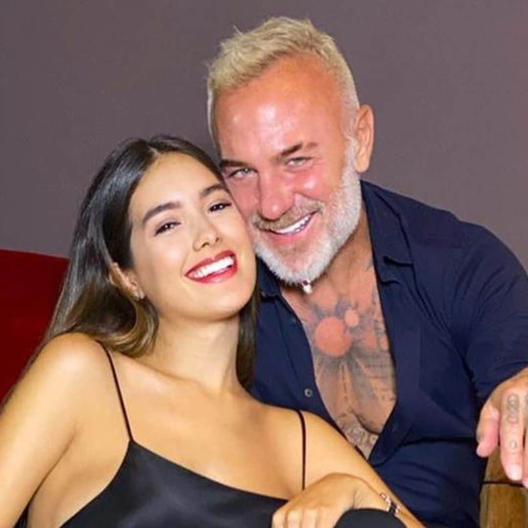 Gianluca Vacchi, en su faceta más tierna, cambia los bailes por el biberón