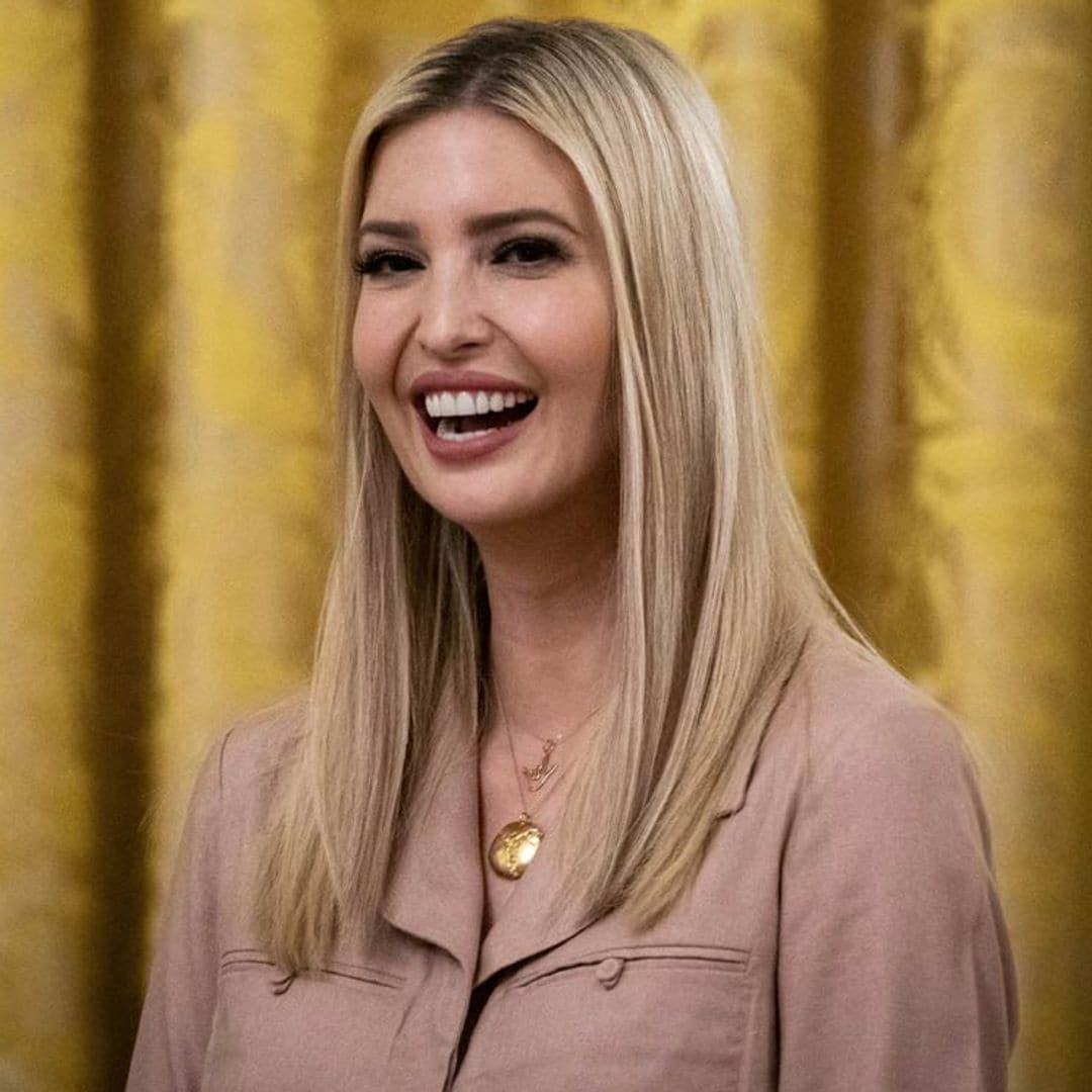 El mono de Ivanka Trump que podría haber llevado Máxima: 'palazzo' y cinturón XL