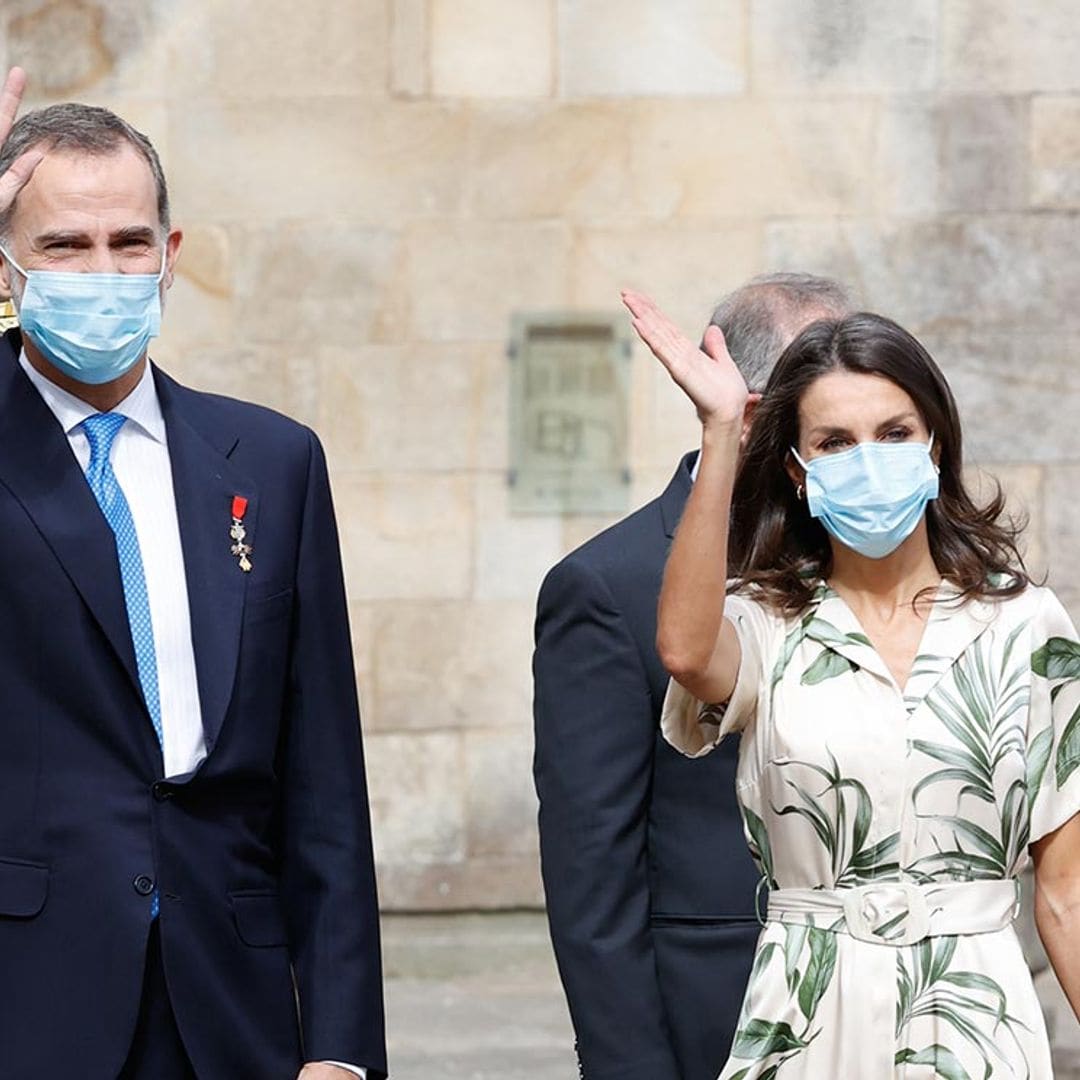 Los Reyes presiden la ofrenda al Apóstol en el Día de Santiago