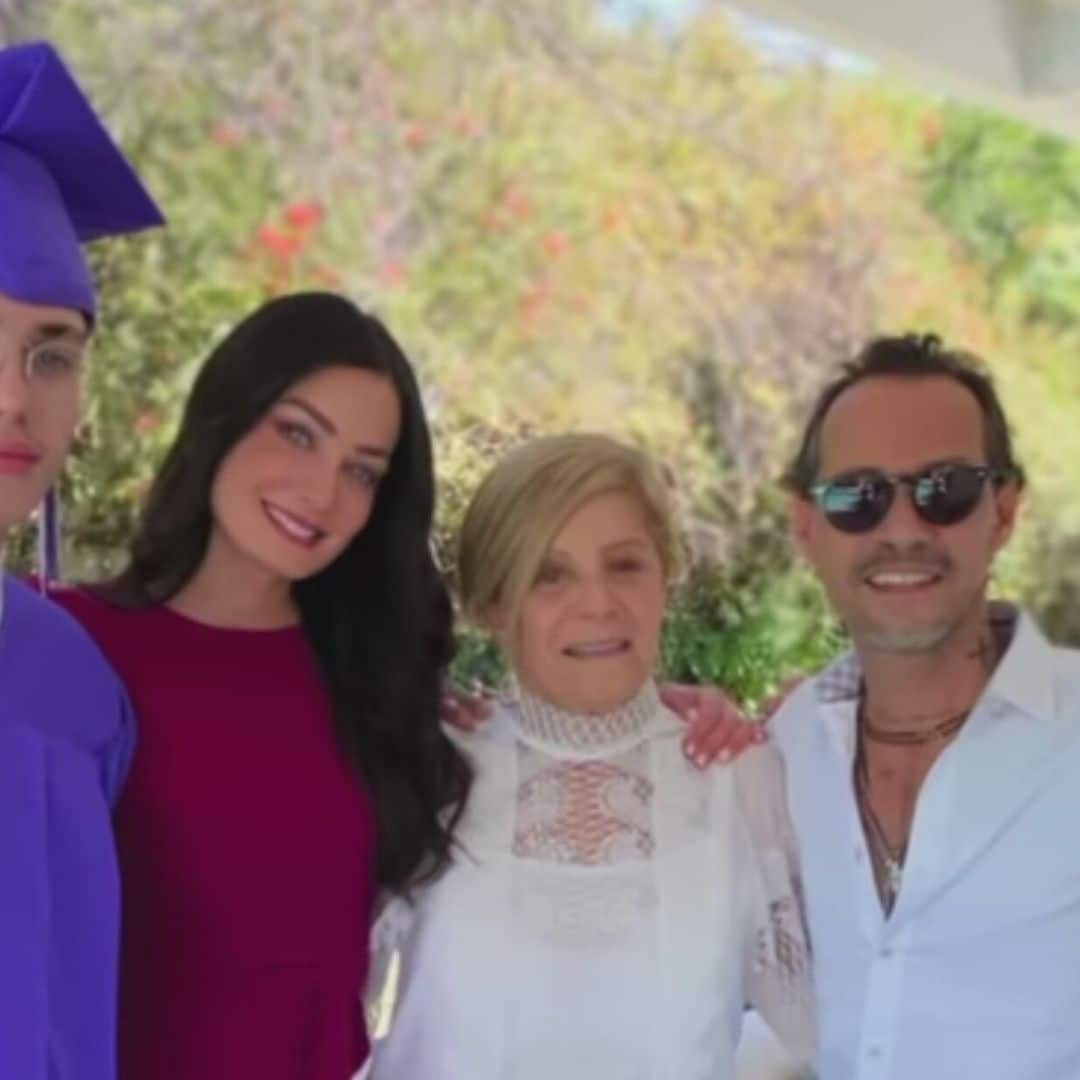 Marc Anthony y Dayanara Torres se reencuentran en la graduación de su hijo menor