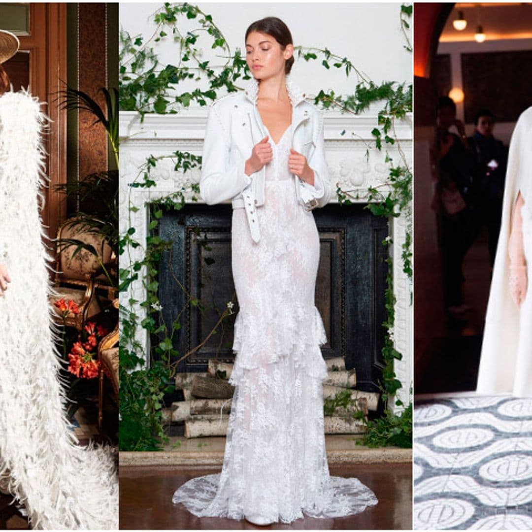 ¿Te casas en invierno? Toma nota de estas 12 prendas de abrigo para novias de cuento