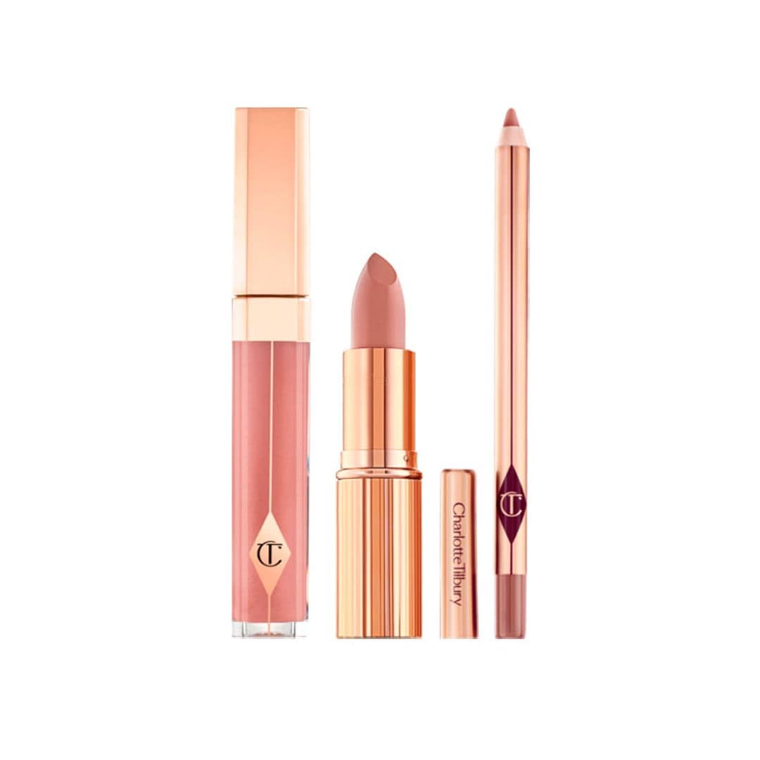  Trío de maquillaje para los labios de Charlotte Tilbury