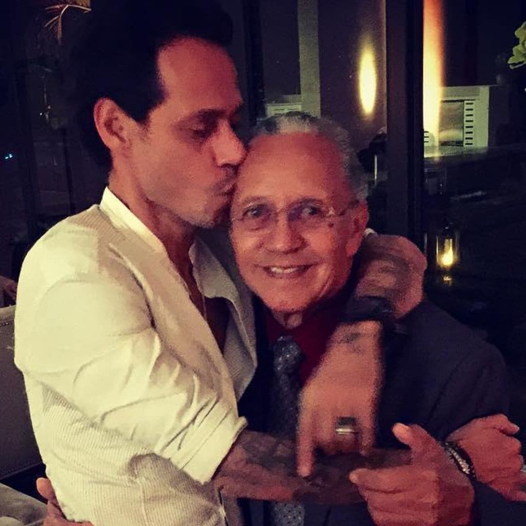 La ‘competencia’ que Marc Anthony gana a su papá con su bebé junto a Nadia Ferreira