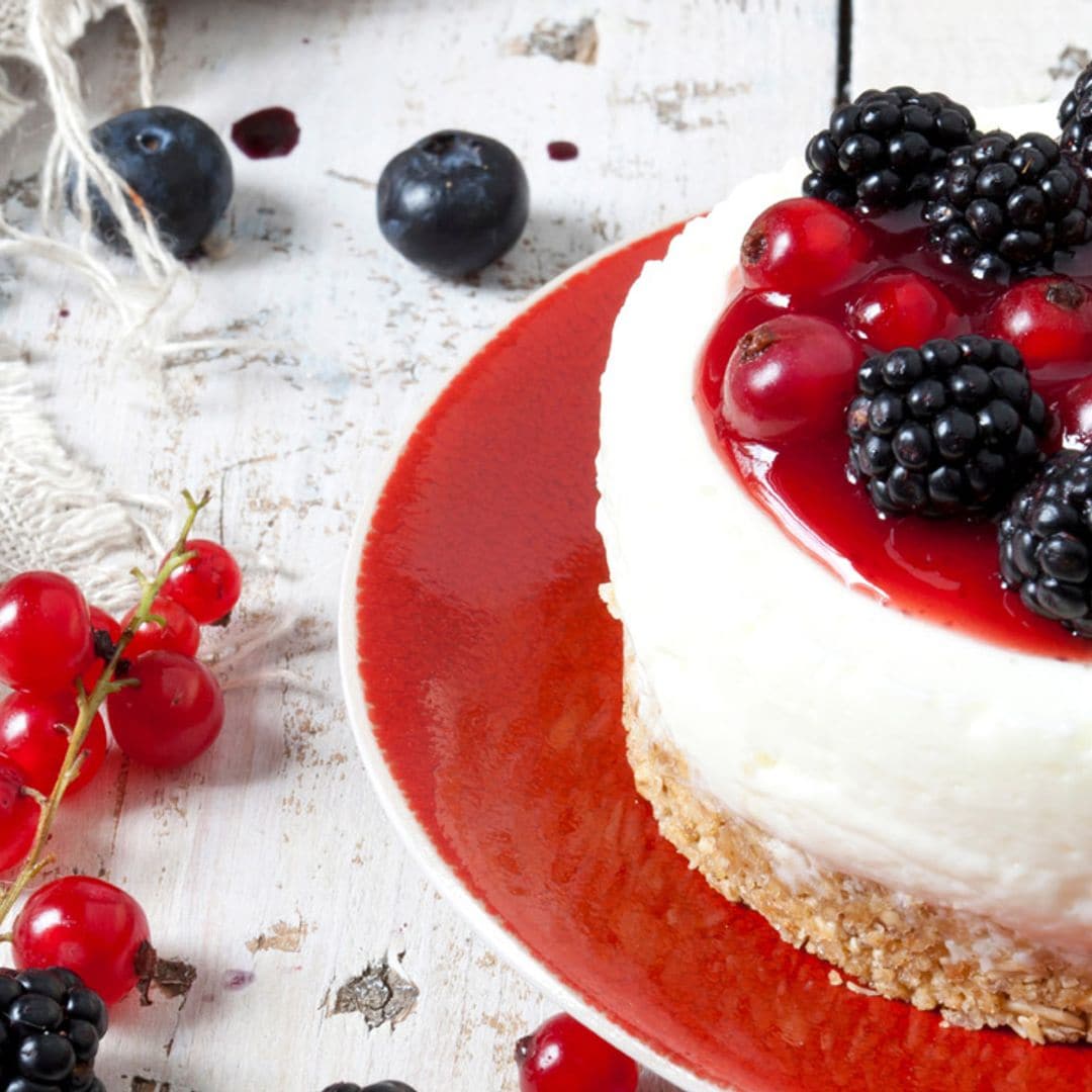 Mini 'Cheesecakes' con frutos rojos