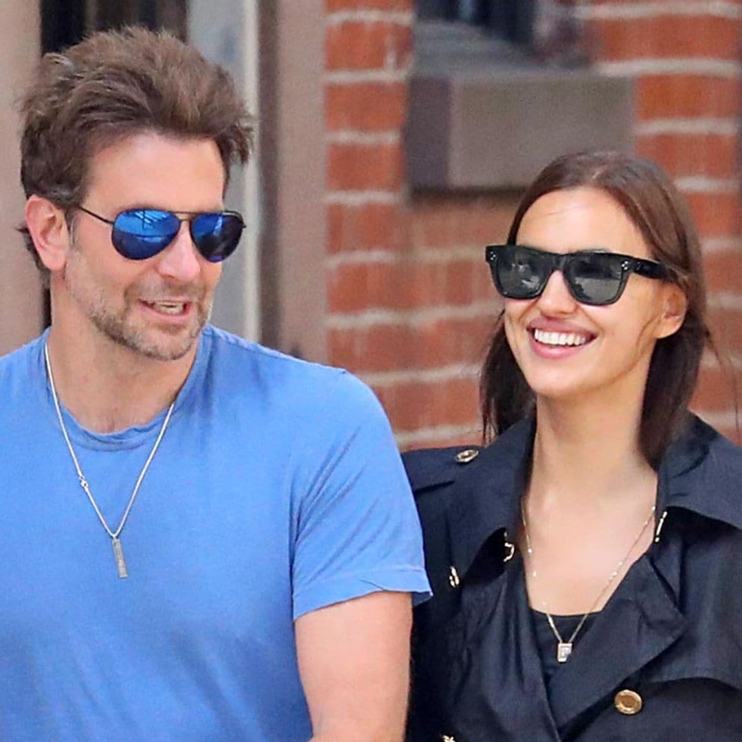 Solos, cogidos del brazo y muy sonrientes: el paseo de Bradley Cooper e Irina Shayk que ha desatado los rumores