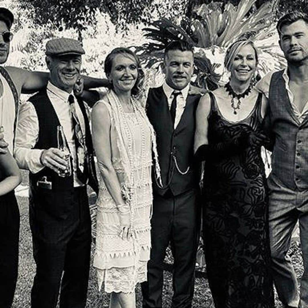 Chris Hemsworth y Elsa Pataky, dos sexys cabareteros en el cumpleaños del hermano del actor