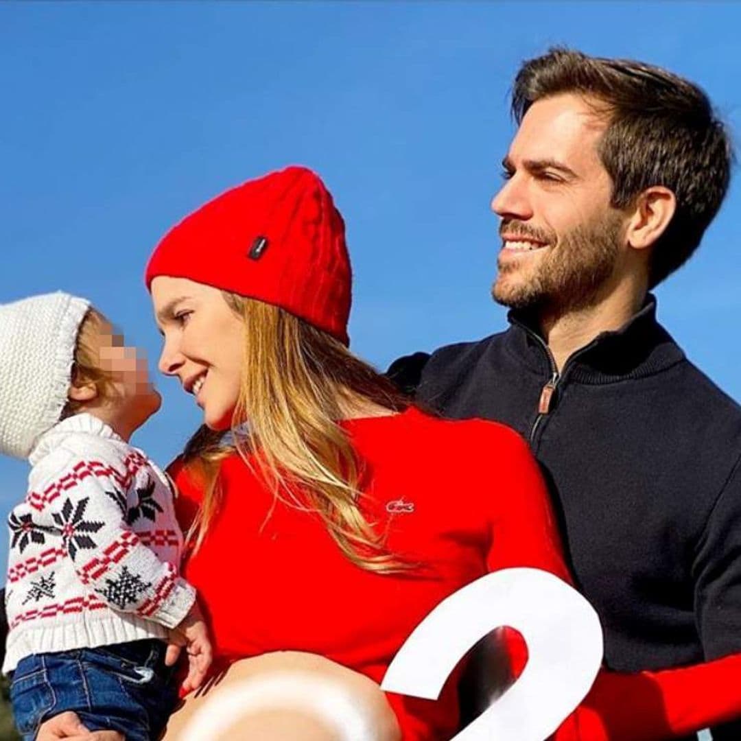 Natalia Sánchez y Marc Clotet celebran el primer 'añito' de Lia