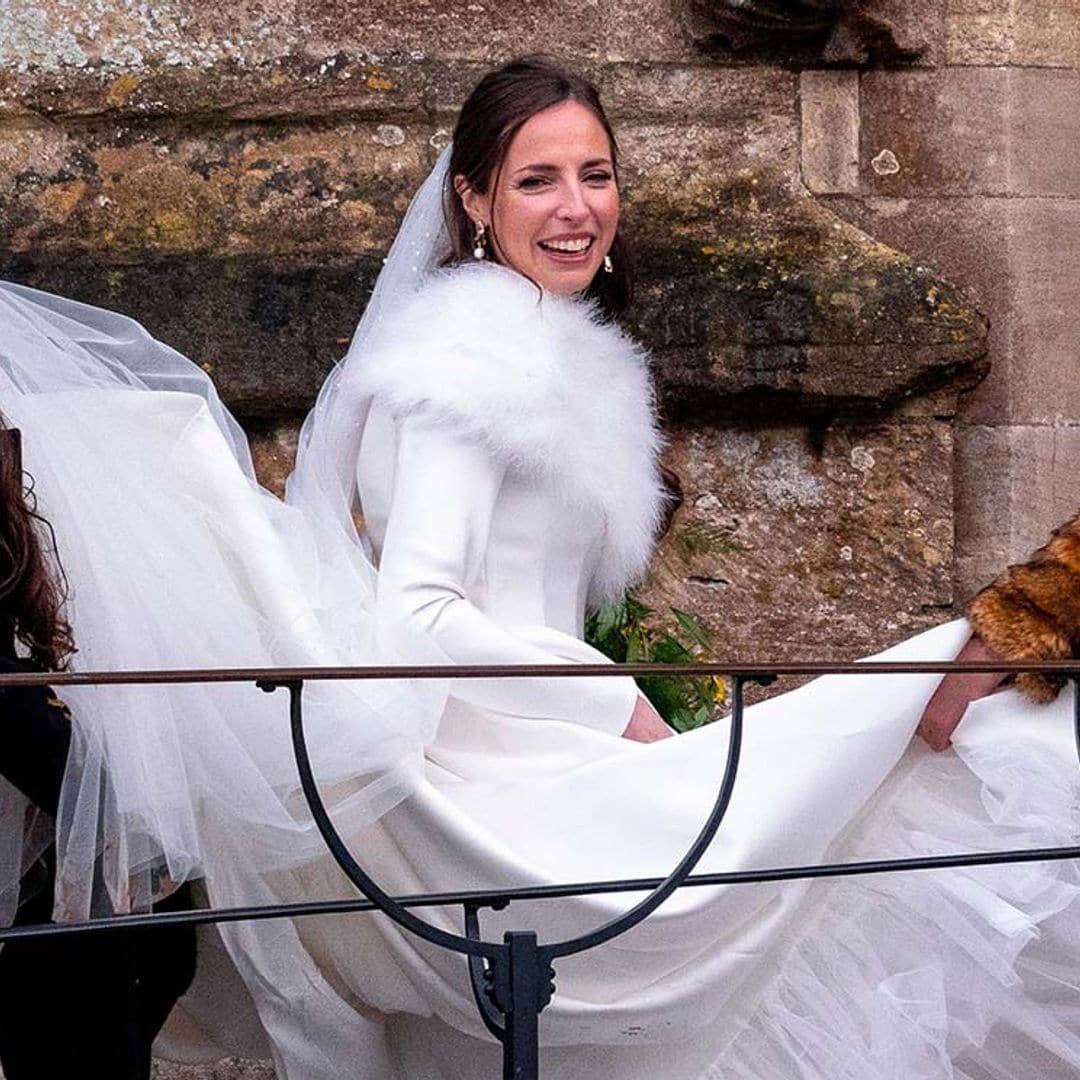 Rose Farquhar, exnovia del príncipe Guillermo, reúne en su vestido de novia las tendencias del momento