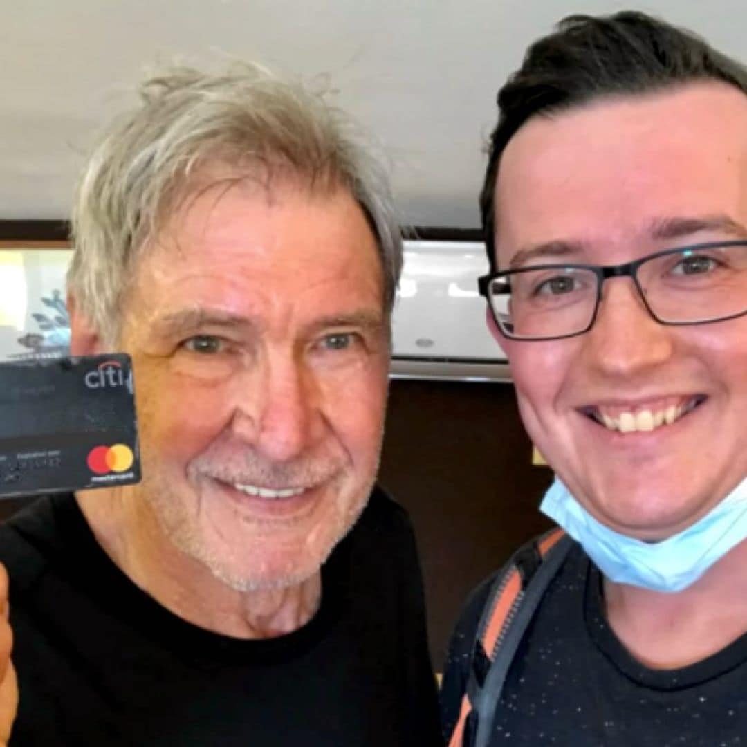 Harrison Ford recupera su tarjeta de crédito gracias a un turista que pidió una original recompensa