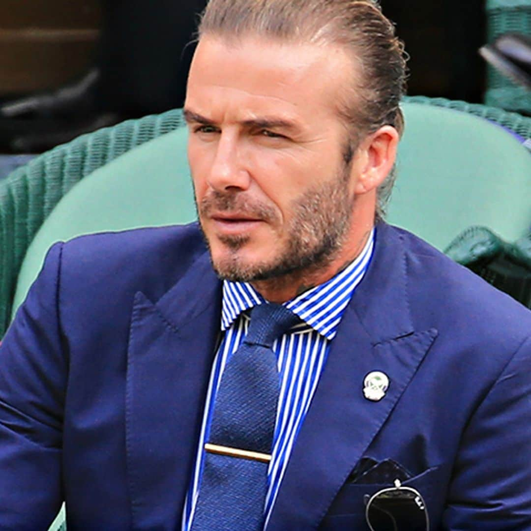 Solo a David Beckham se le perdonaría este 'desliz' de estilo