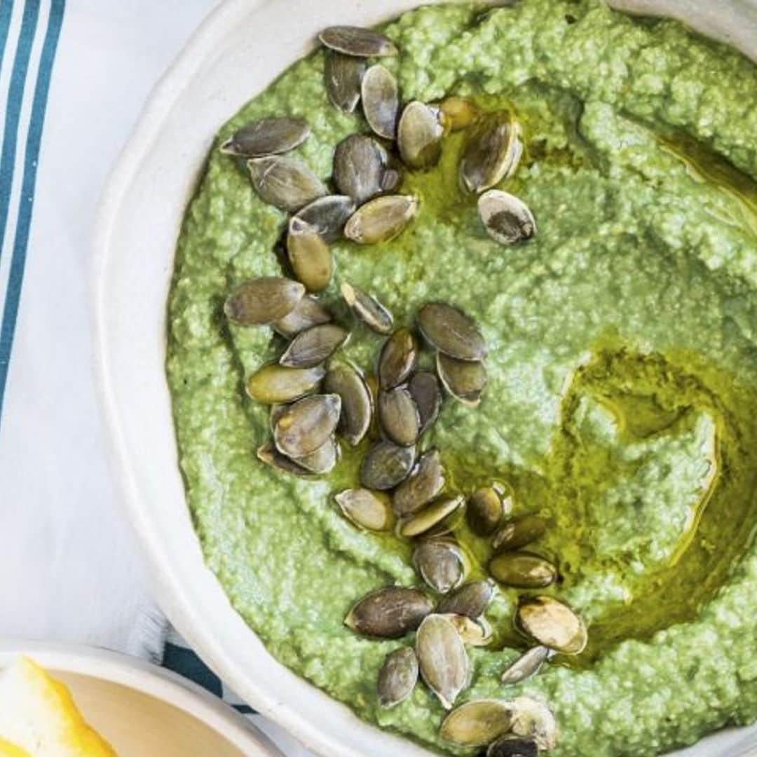 Hummus de edamame