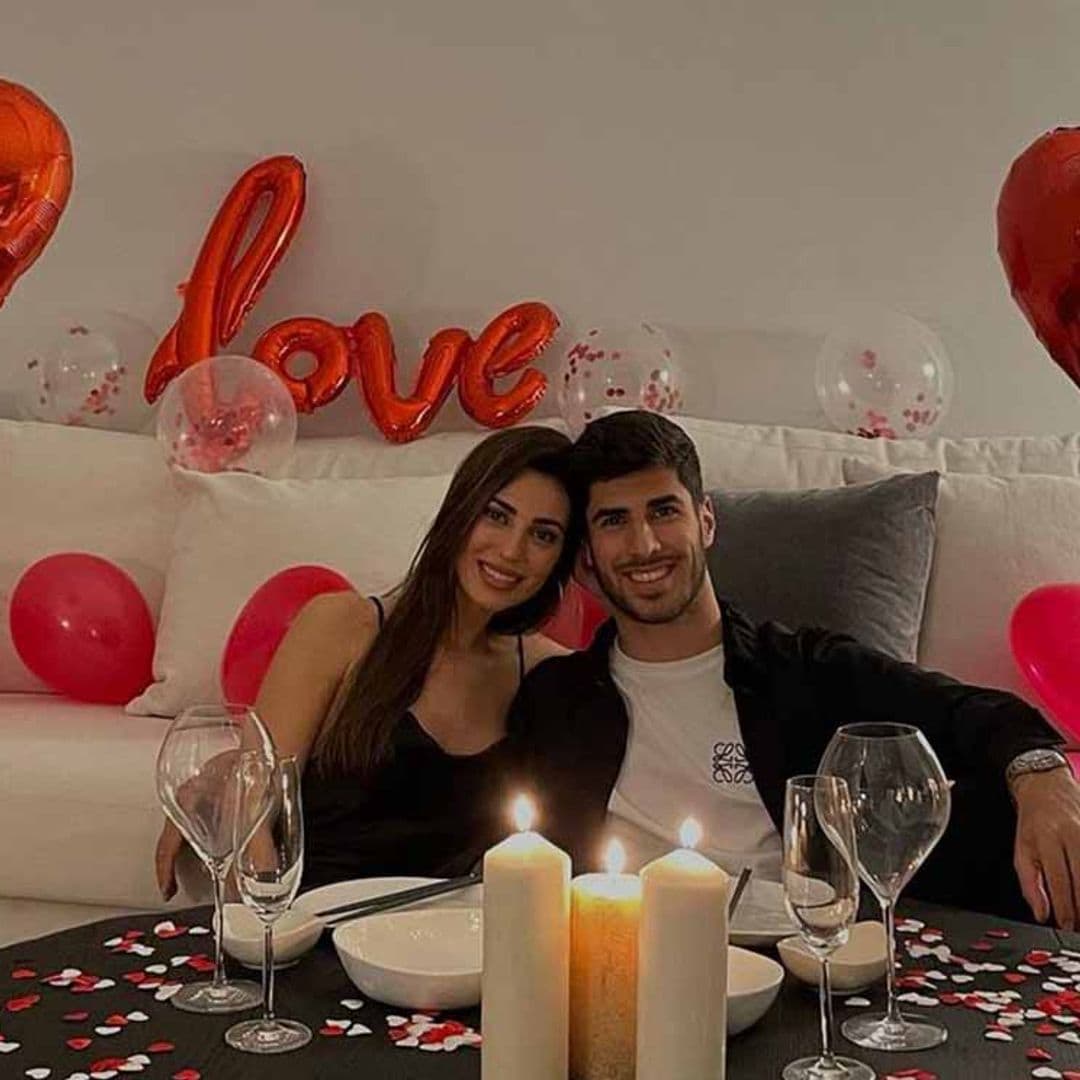 Sandra Garal le prepara una fiesta sorpresa a Marco Asensio por su cumpleaños ¡con una tarta muy especial!