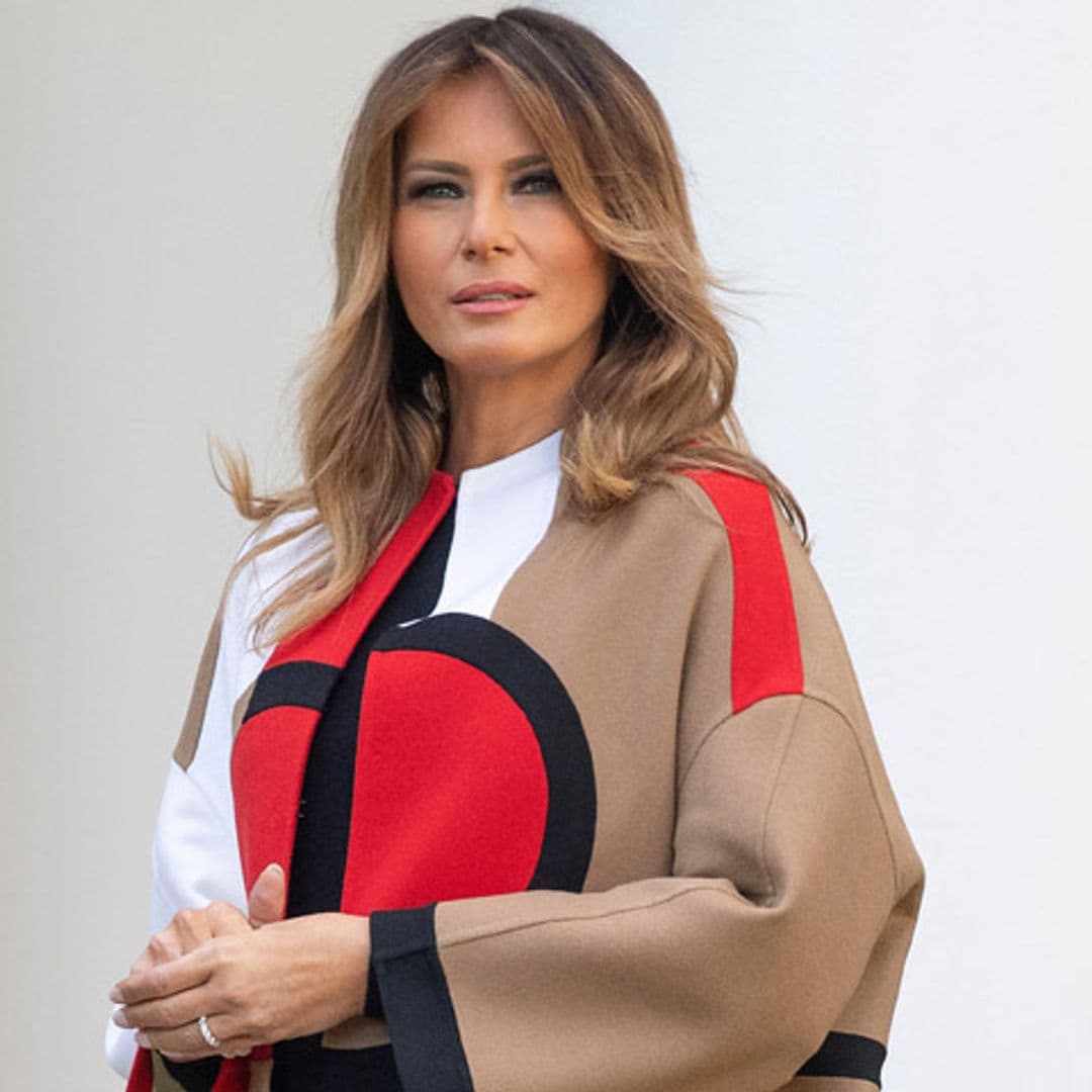 El mensaje del último vestido italiano de Melania Trump