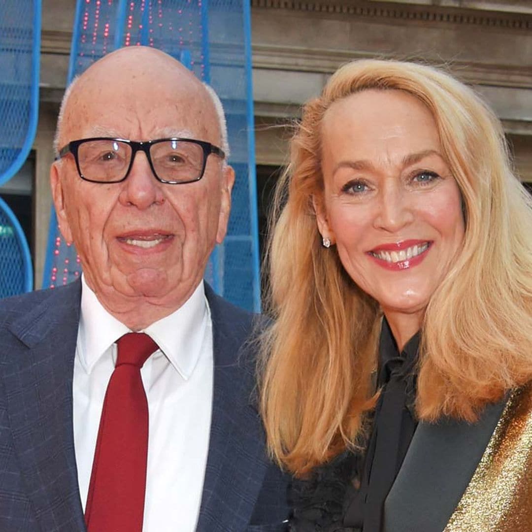 Jerry Hall, devastada tras enterarse del fin de su matrimonio con Rupert Murdoch por correo electrónico