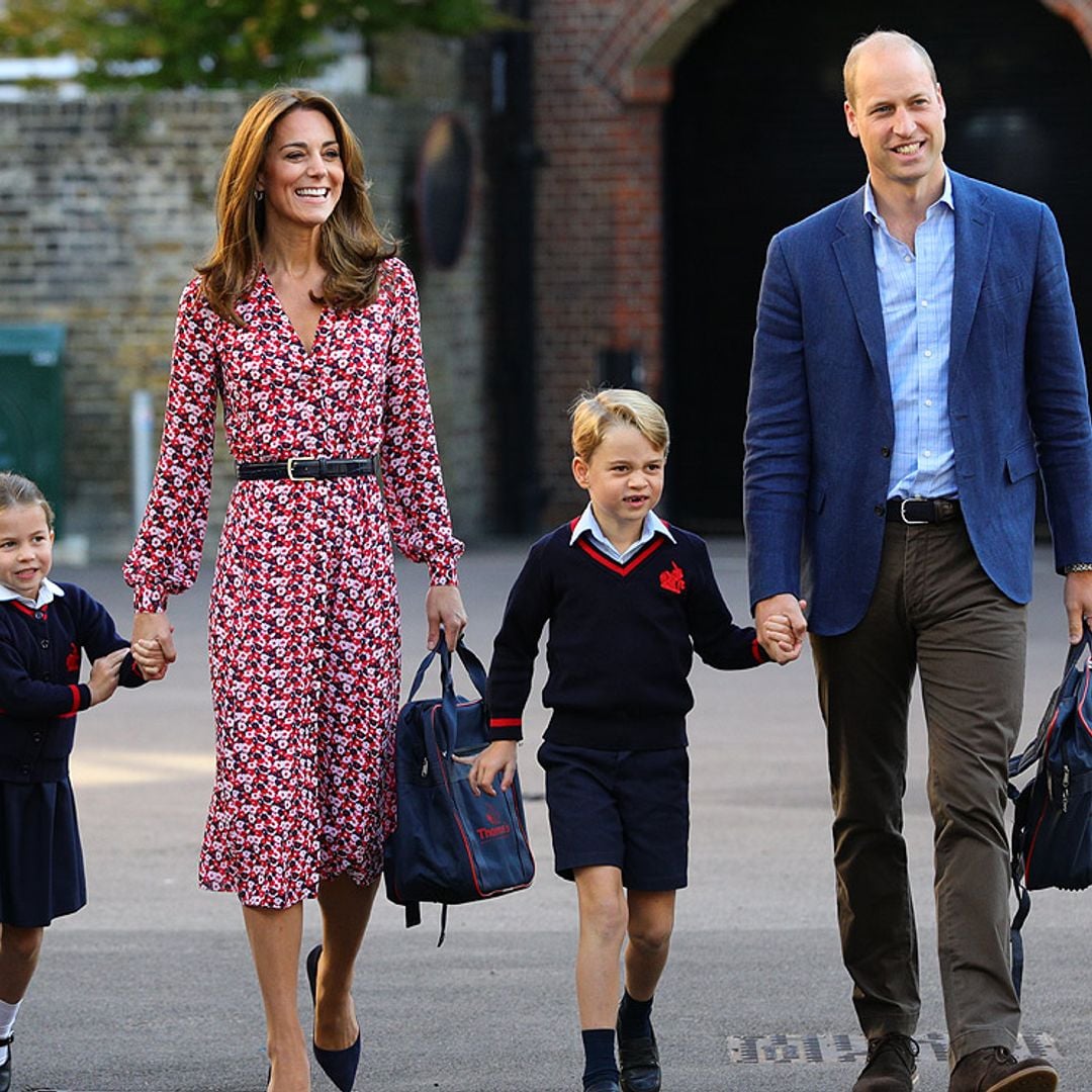 Así ha sido la vuelta a la rutina (con susto incluido) de los duques de Cambridge tras regresar a Londres