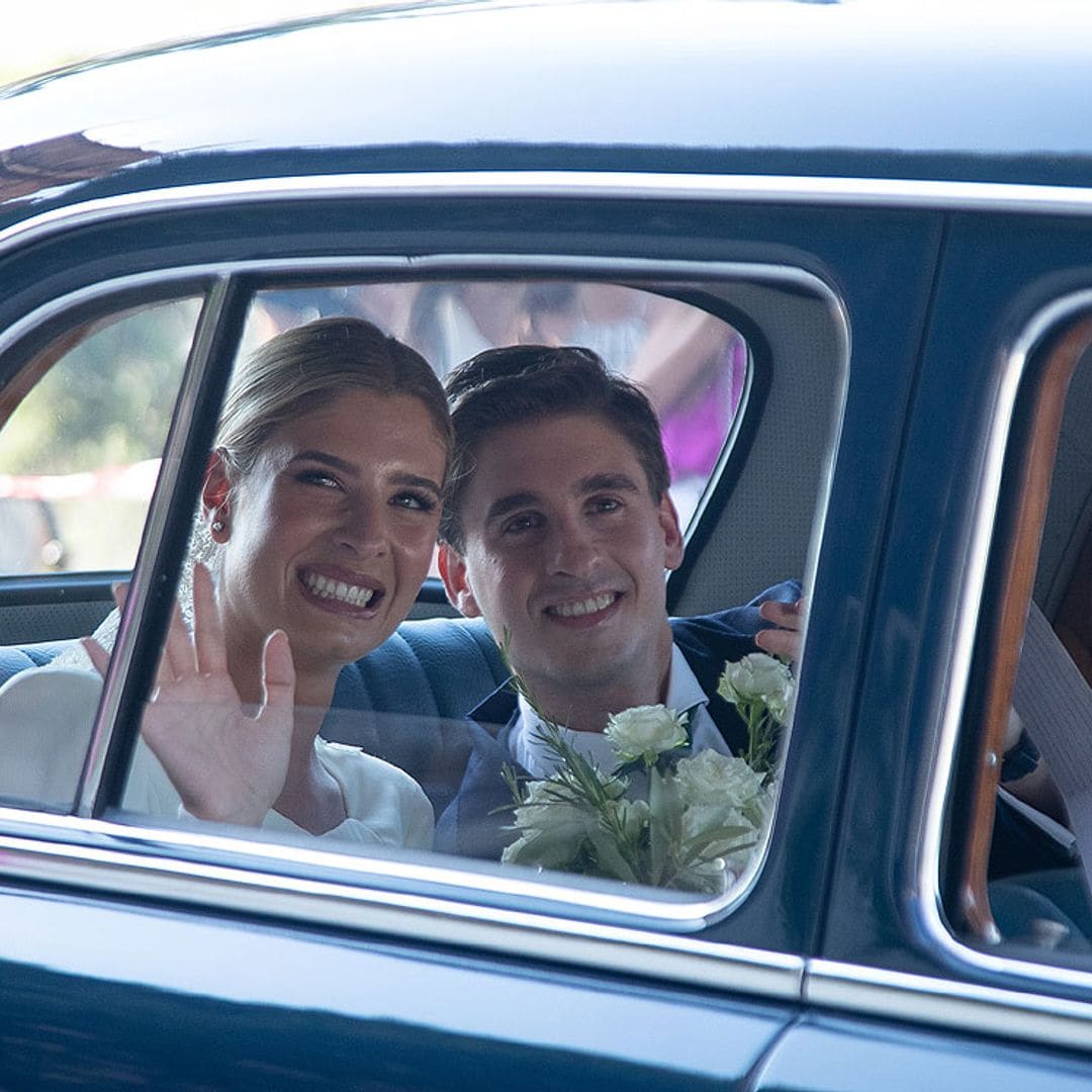 El orgullo de Toño, hermano de Teresa Andrés Gonzalvo, que ha ejercido como padrino de boda